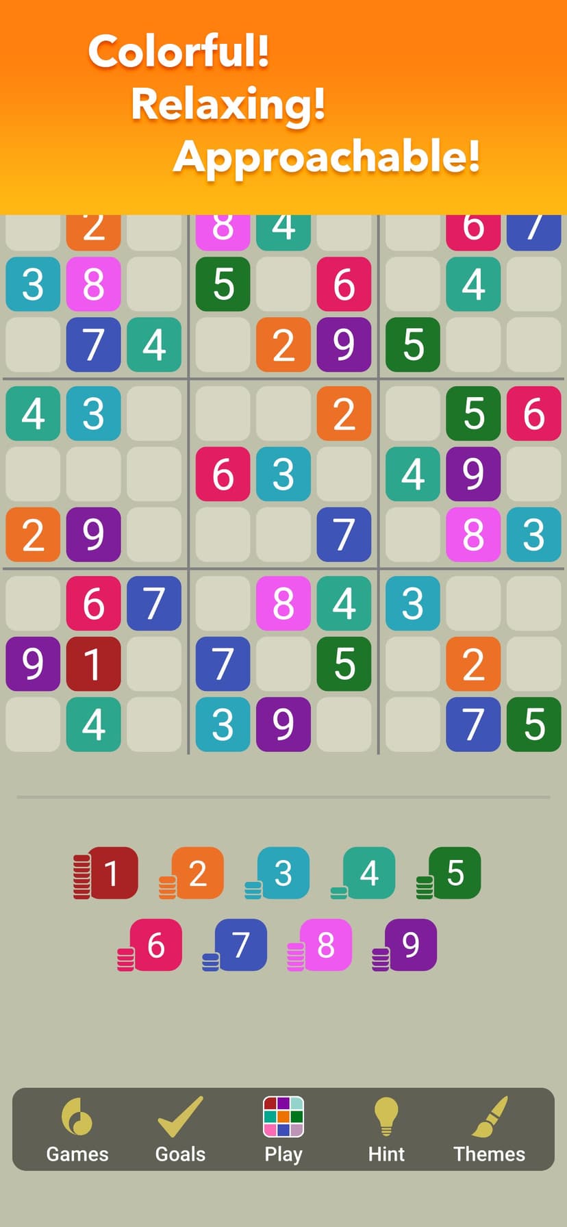 Sudoku Color - Classic Puzzle! screenshot 1 - screenshot