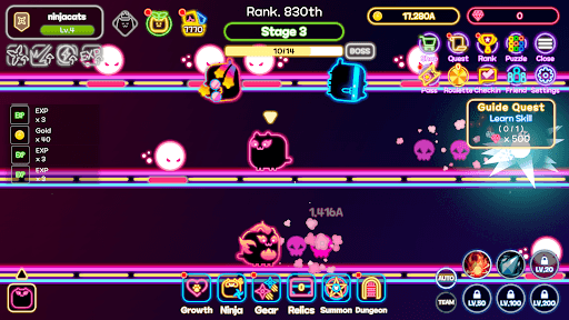 Ninja Cats - Idle RPG War screenshot 6 - screenshot