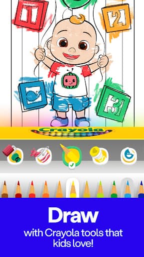 Coloring with Blippi & Friends screenshot 2 - screenshot