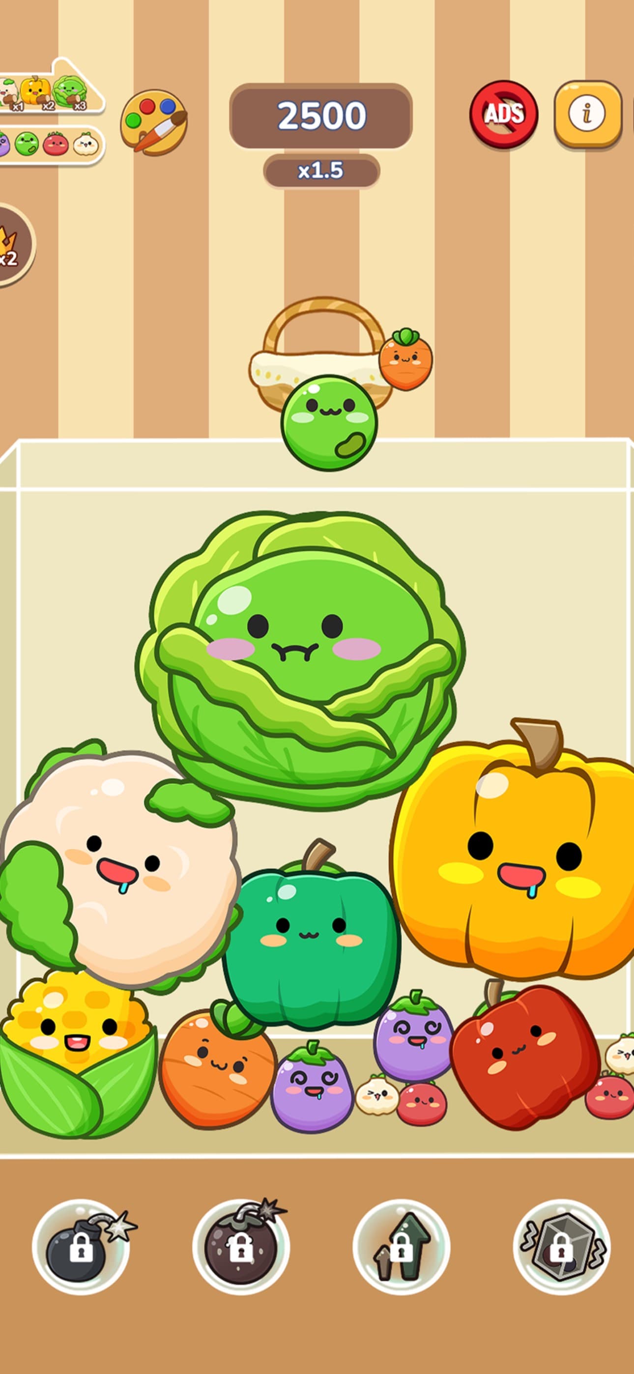 Juicy Merge: Melons Puzzle screenshot 1 - screenshot