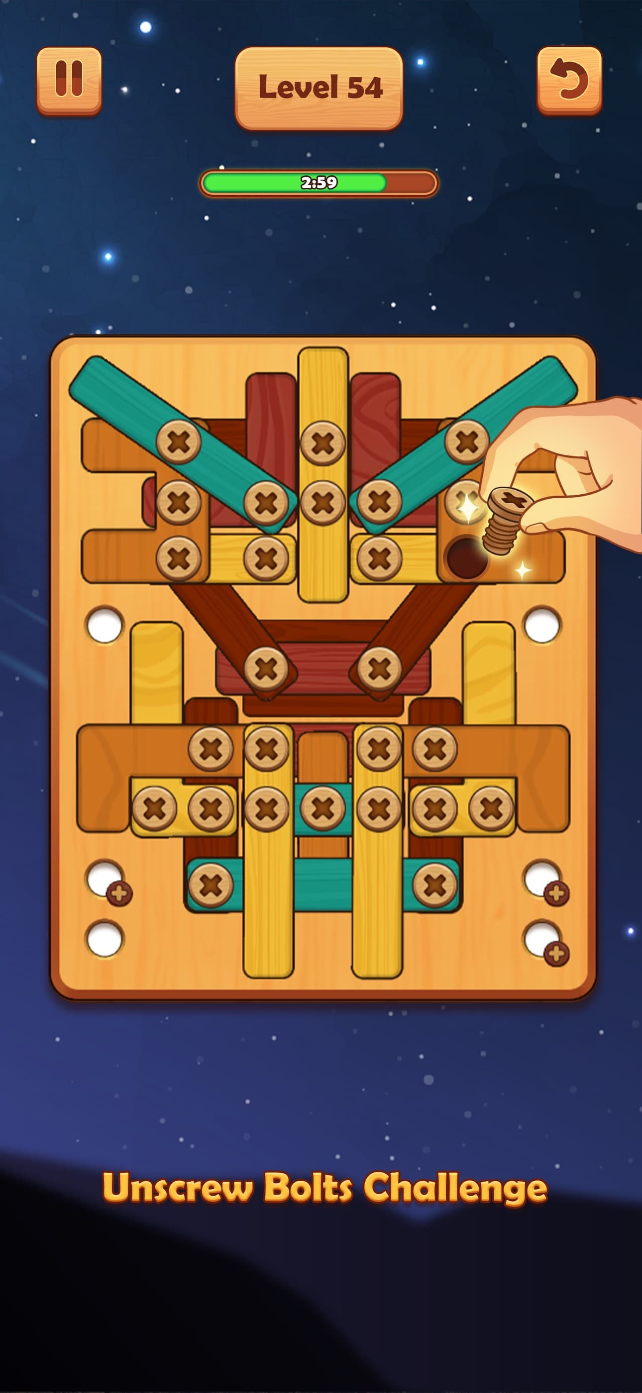 Wood Nuts & Bolts: Unscrew screenshot 2 - screenshot