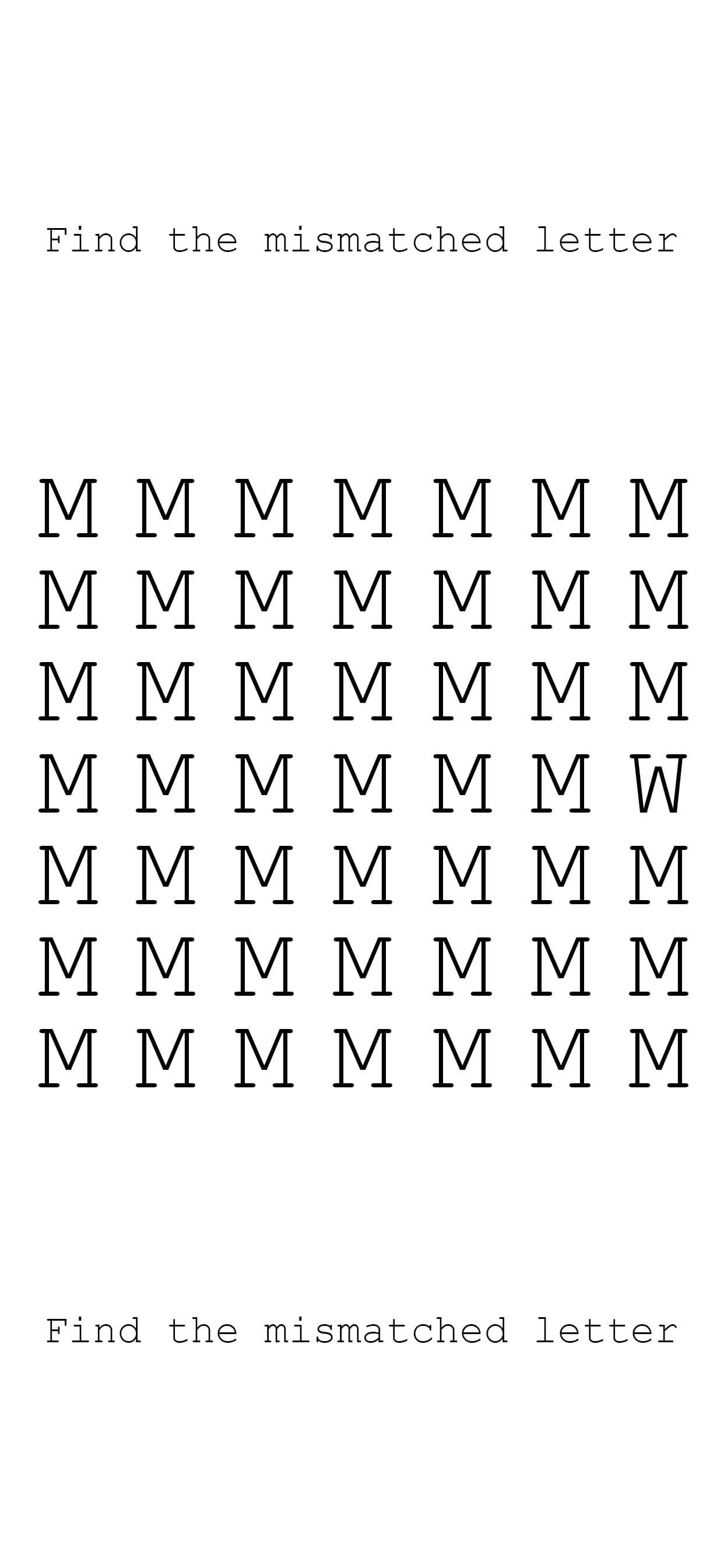 The Impossible Letter Game screenshot 1 - screenshot