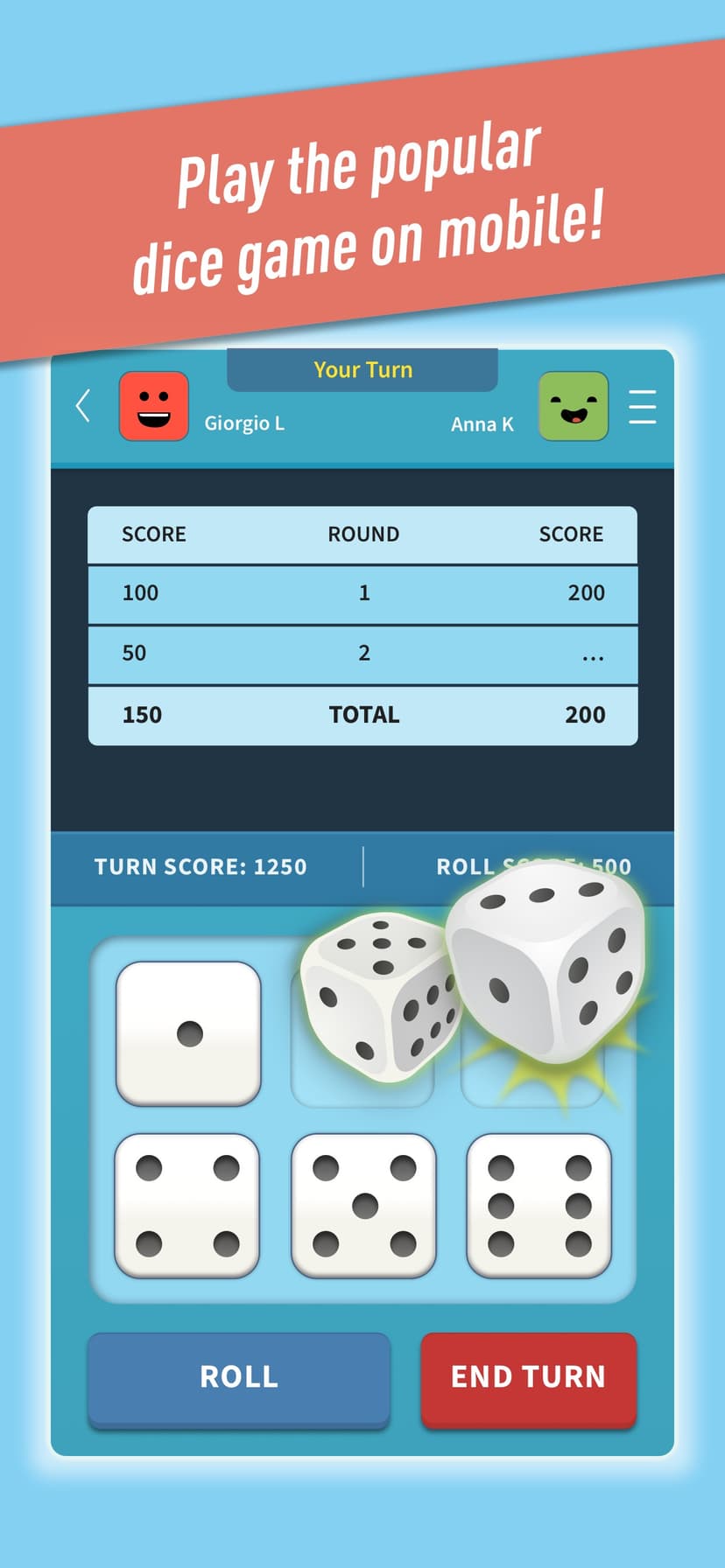 Farkle Friends! Dice Game screenshot 1 - screenshot