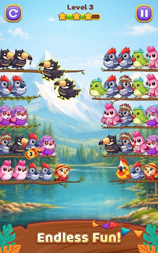 Bird Sort 3: Color Puzzle screenshot 23 - screenshot