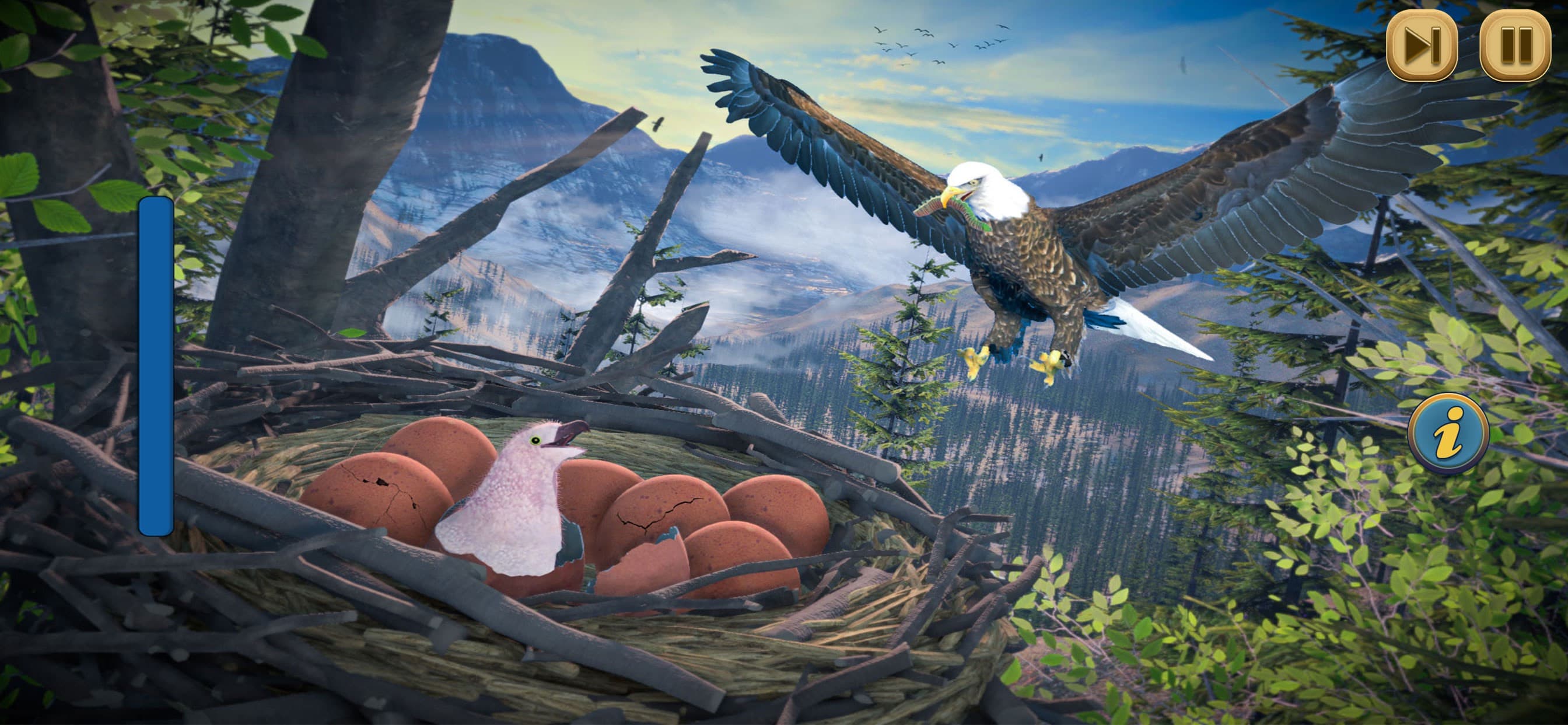 Eagle Bird Wild Life Sim Games screenshot 1 - screenshot