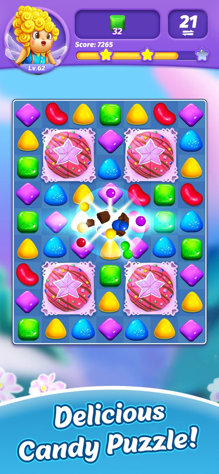 Candy Charming-Match 3 Game screenshot 3 - screenshot