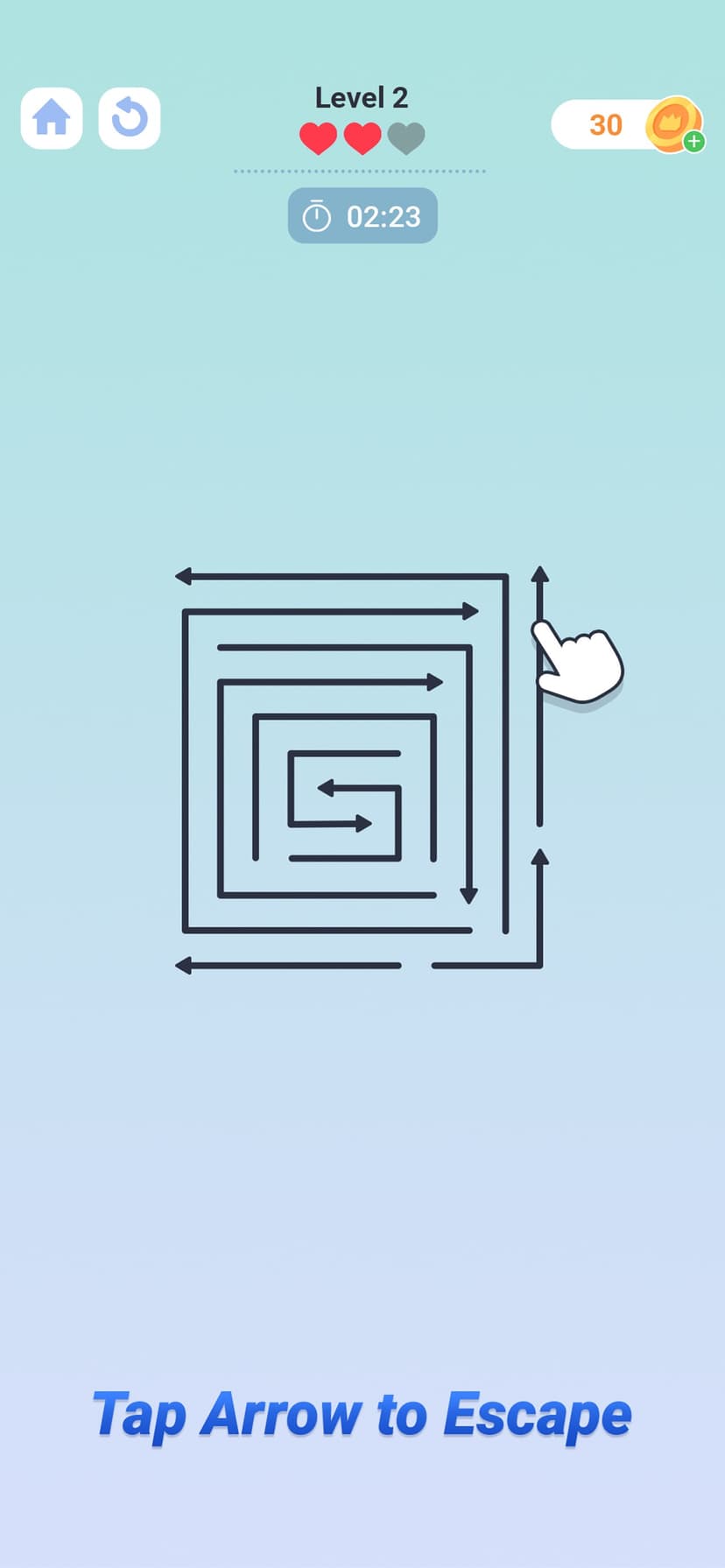 Arrow Out Puzzle screenshot 1 - screenshot