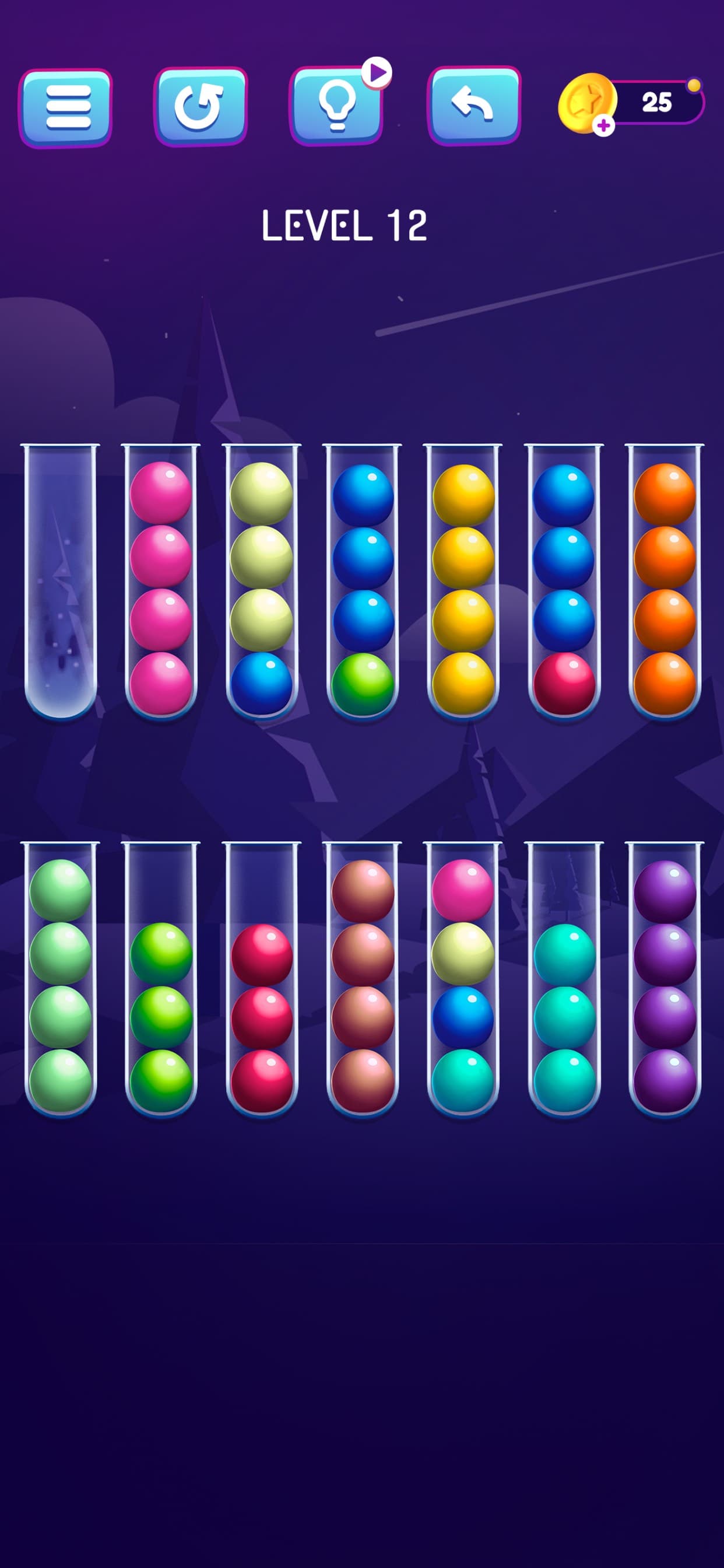 Ball Color Puz - Sorting Game screenshot 3 - screenshot