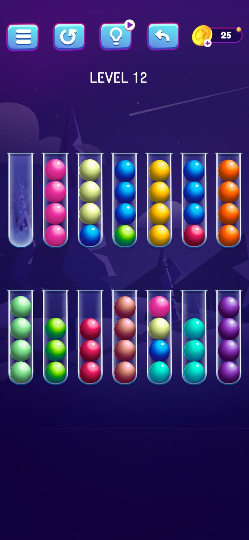 Ball Color Puz - Sorting Game screenshot 3 - screenshot