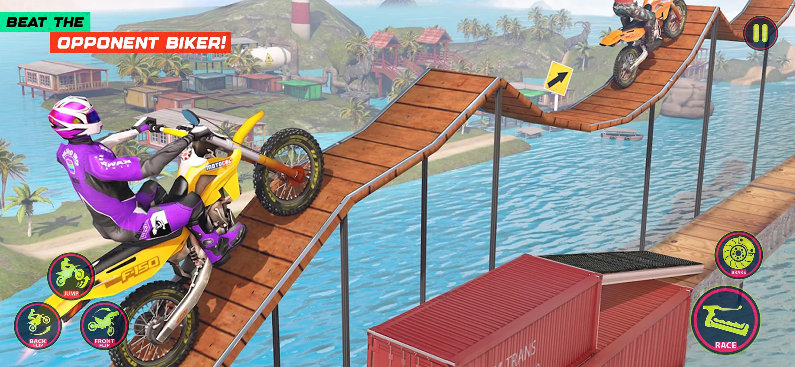 Bike Stunt 3D Motorcycle Games screenshot 1 - screenshot