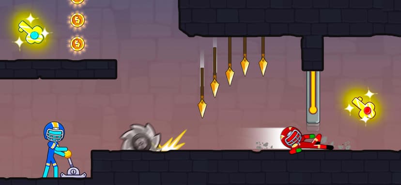 Stick Red boy and Blue girl screenshot 1 - screenshot
