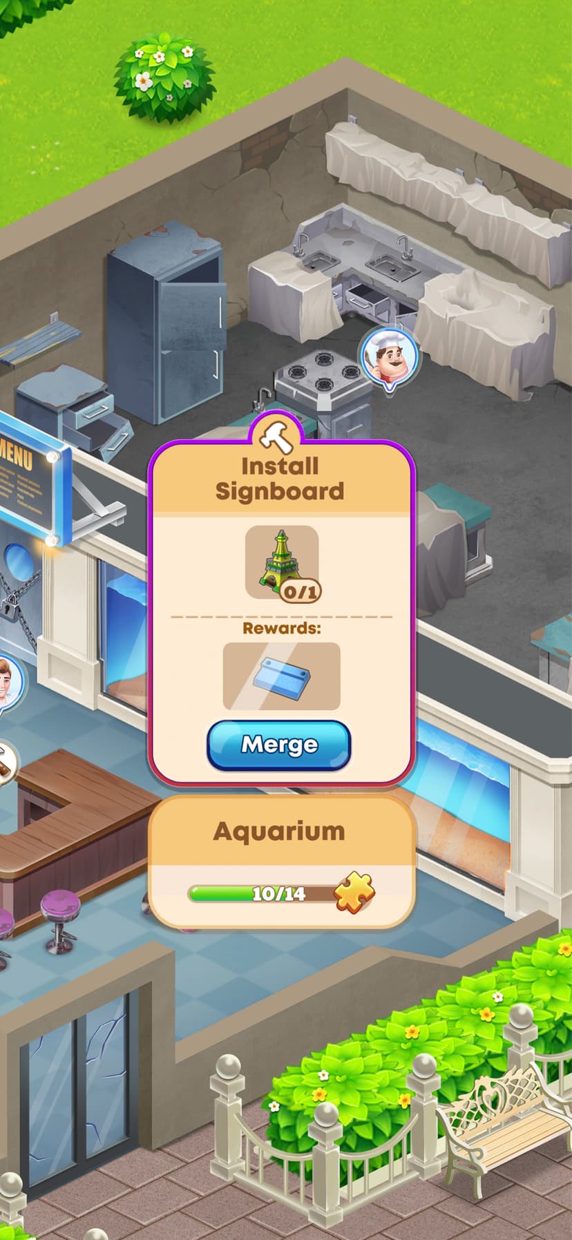 Merge Restaurant - Makeover screenshot 10 - screenshot
