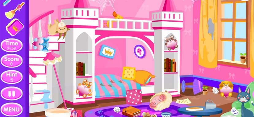 Princess room cleanup games screenshot 1 - screenshot