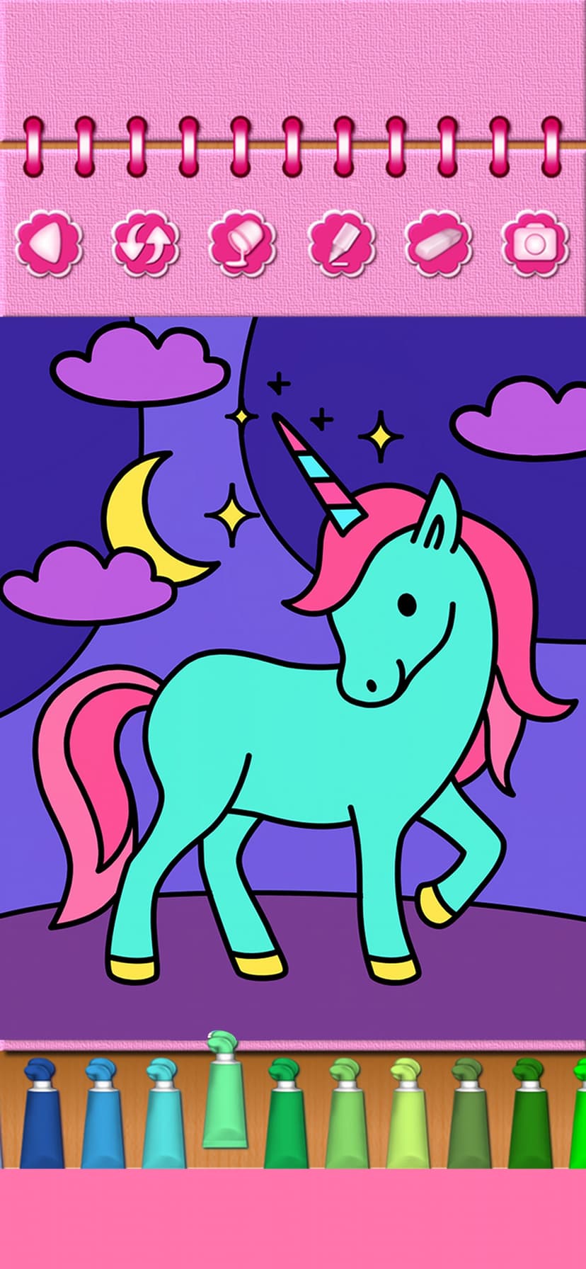 Pony Princess Coloring Book screenshot 3 - screenshot
