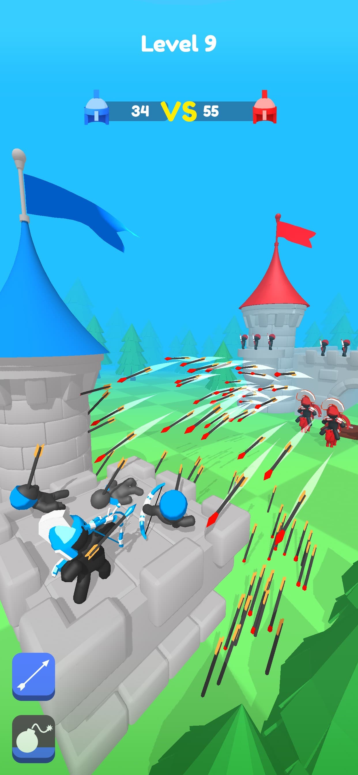 Merge Archers: Arrow Game screenshot 1 - screenshot
