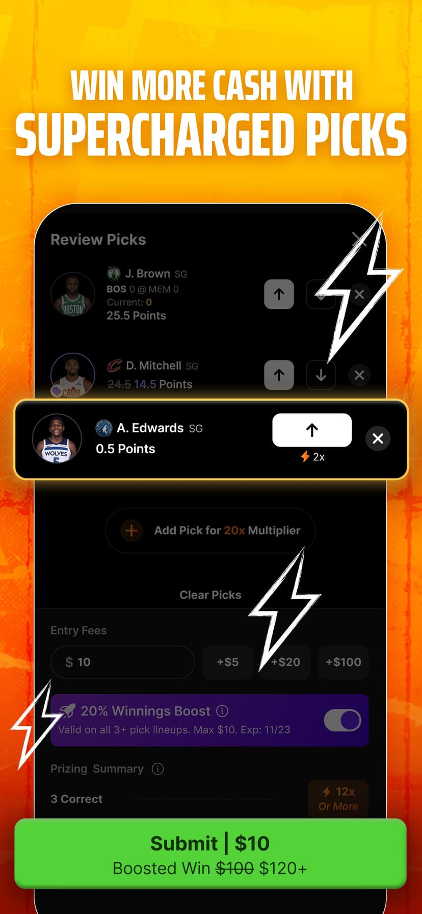 Pick6 DraftKings Sports Picks screenshot 4 - screenshot