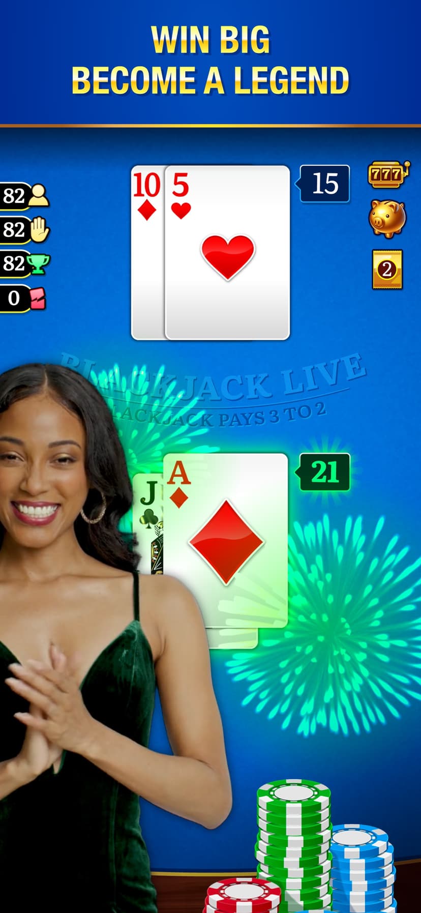 Blackjack Live ™ Casino 21 screenshot 5 - screenshot