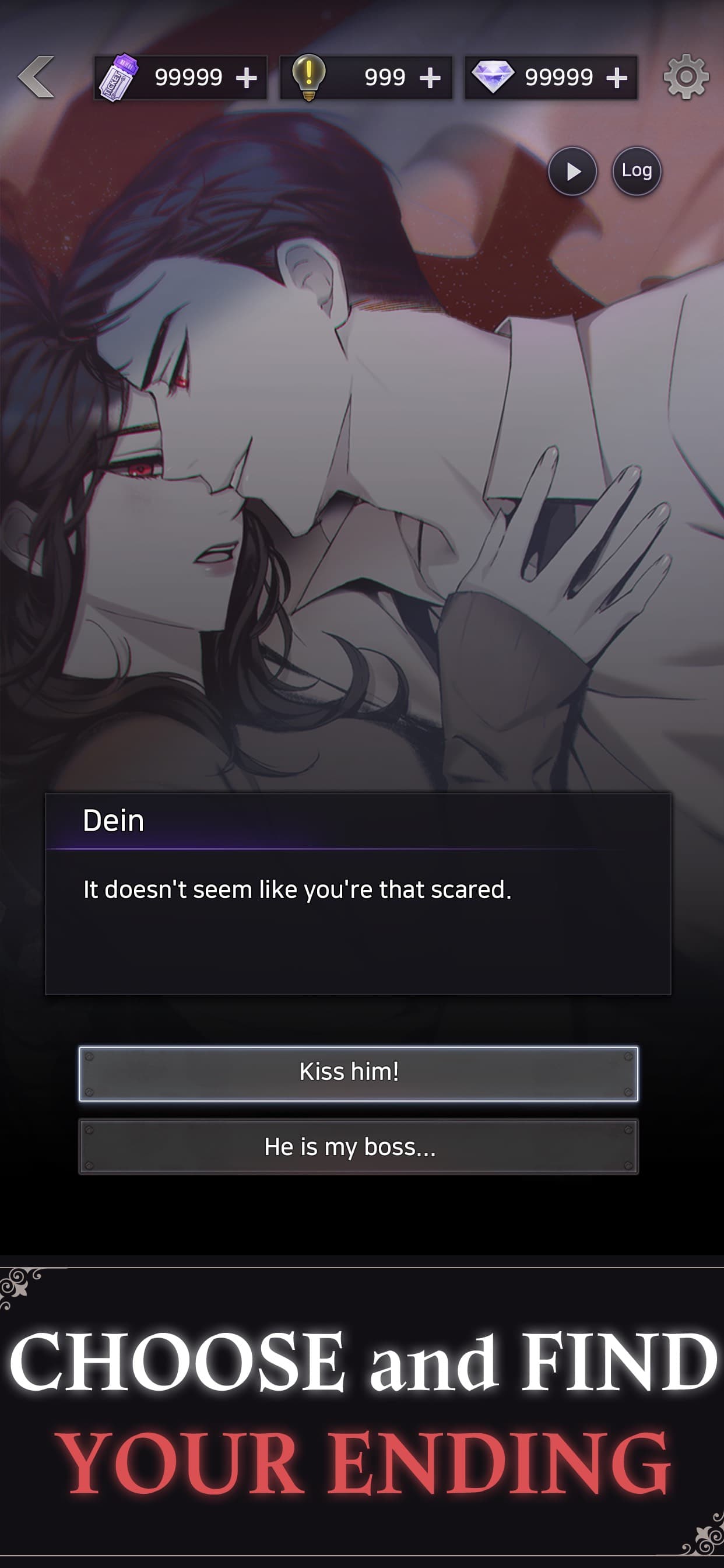 BloodKiss : Vampire romance screenshot 1 - screenshot