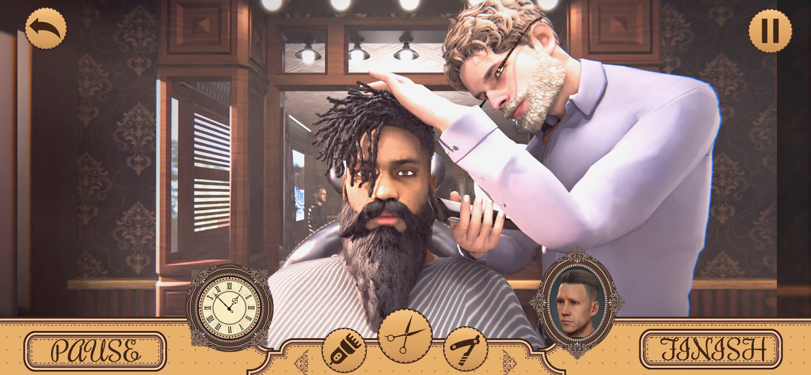 Barber games: Hair tattoo Shop screenshot 1 - screenshot