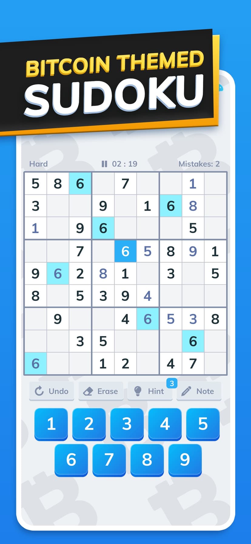 Bitcoin Soduku screenshot 1 - screenshot