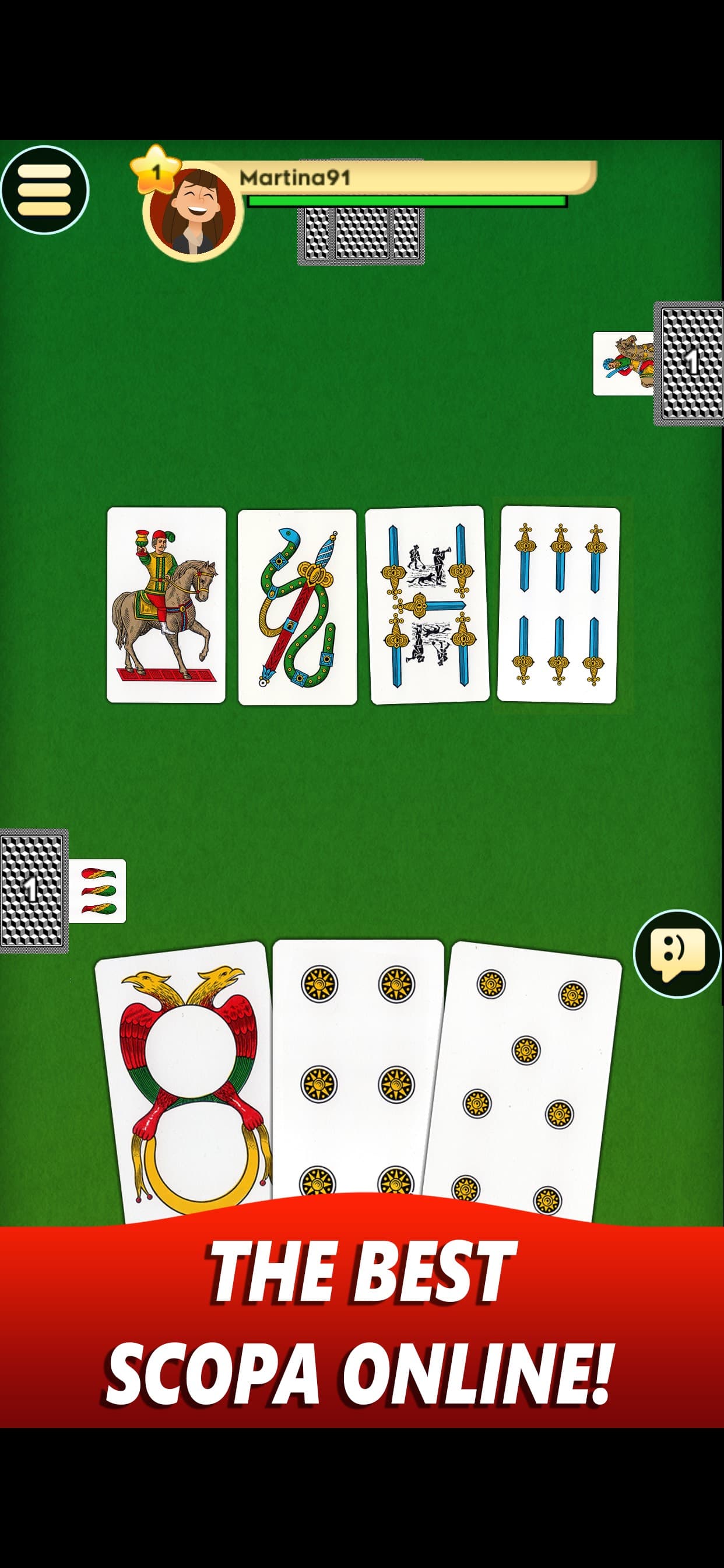 Scopa Online - Gioco di carte screenshot 1 - screenshot