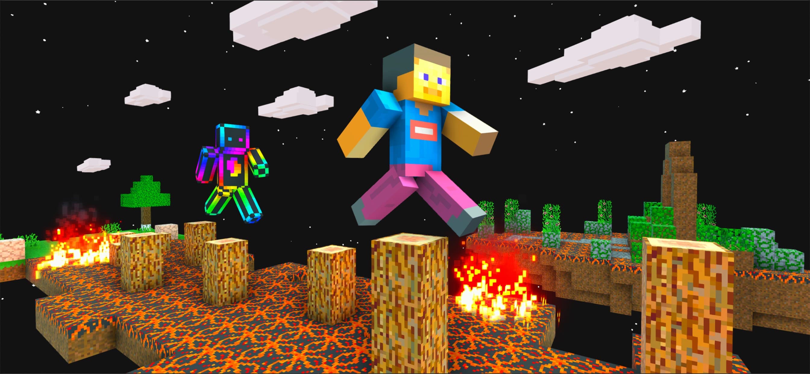 Craft Parkour : 3D Blocky Race screenshot 2 - screenshot