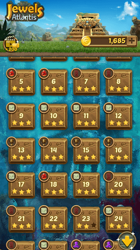 Jewels Atlantis: Puzzle game screenshot 7 - screenshot