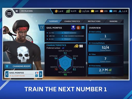 Tennis Manager Mobile screenshot 15 - screenshot