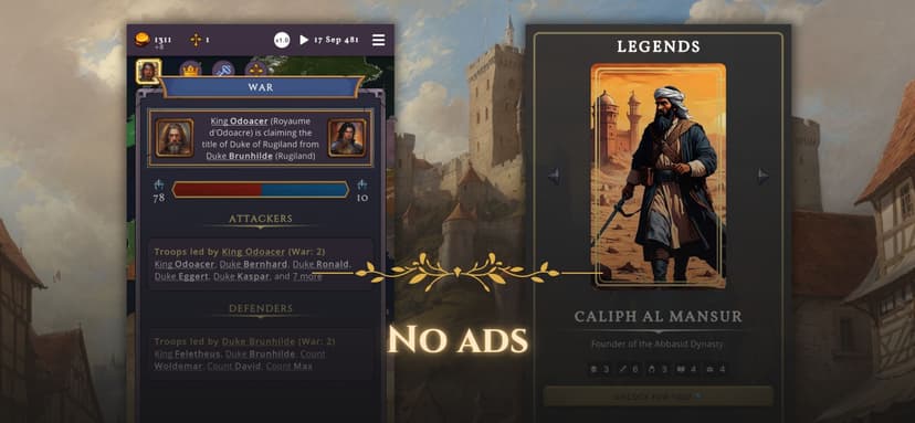 Clovis Medieval Life Strategy screenshot 7 - screenshot