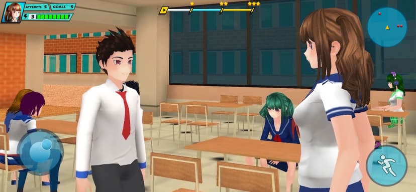 Anime Girl High School Life screenshot 1 - screenshot