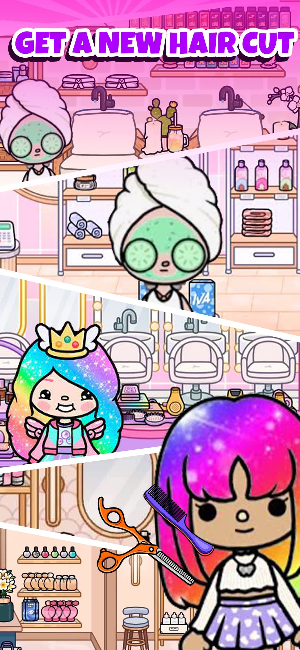 Mods Toca : Hair salon screenshot 4 - screenshot