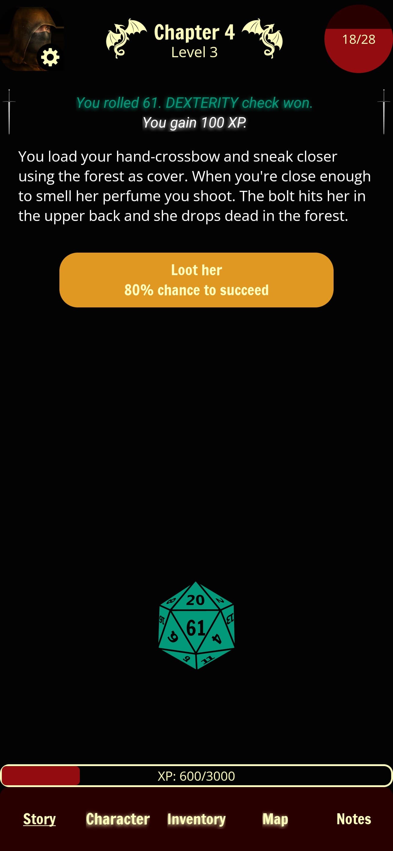 Forgotten: D&D style text RPG screenshot 4 - screenshot