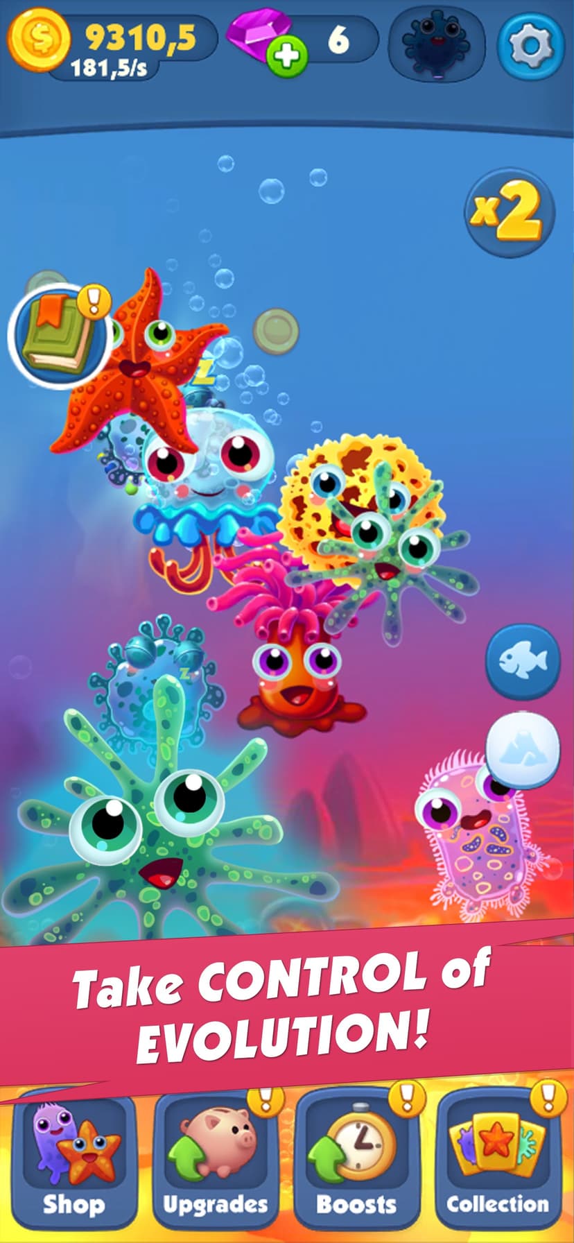 Game of Evolution: Merge Life screenshot 2 - screenshot