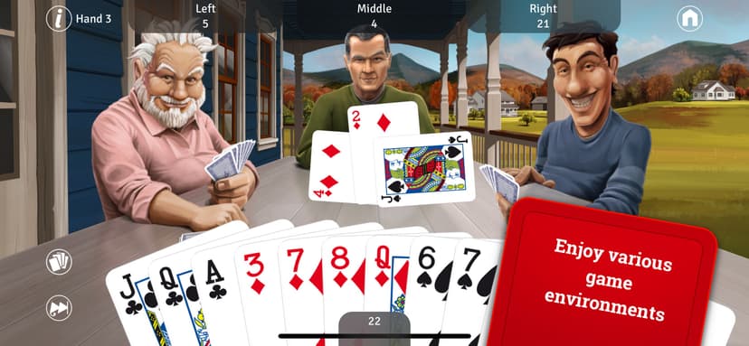 Hearts LITE - Card Game screenshot 2 - screenshot