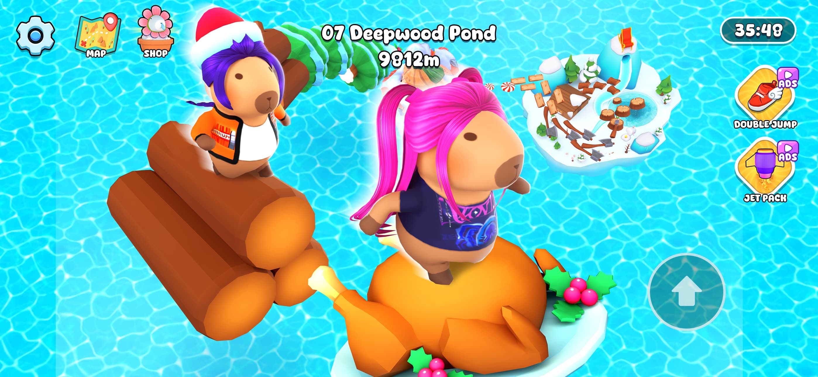 Only Parkour: Capybara Jump Up screenshot 3 - screenshot