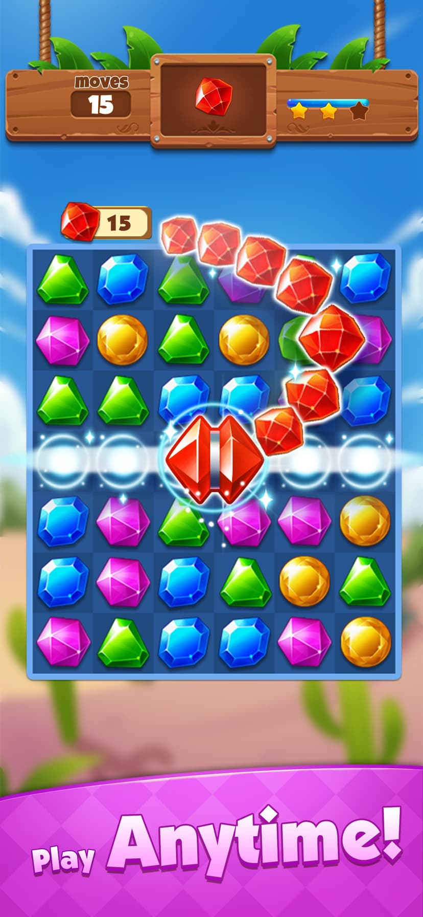 Jewel Adventure - Match 3 Game screenshot 5 - screenshot