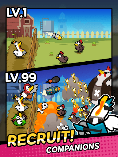 Duck vs Chicken : Idle Defense screenshot 14 - screenshot