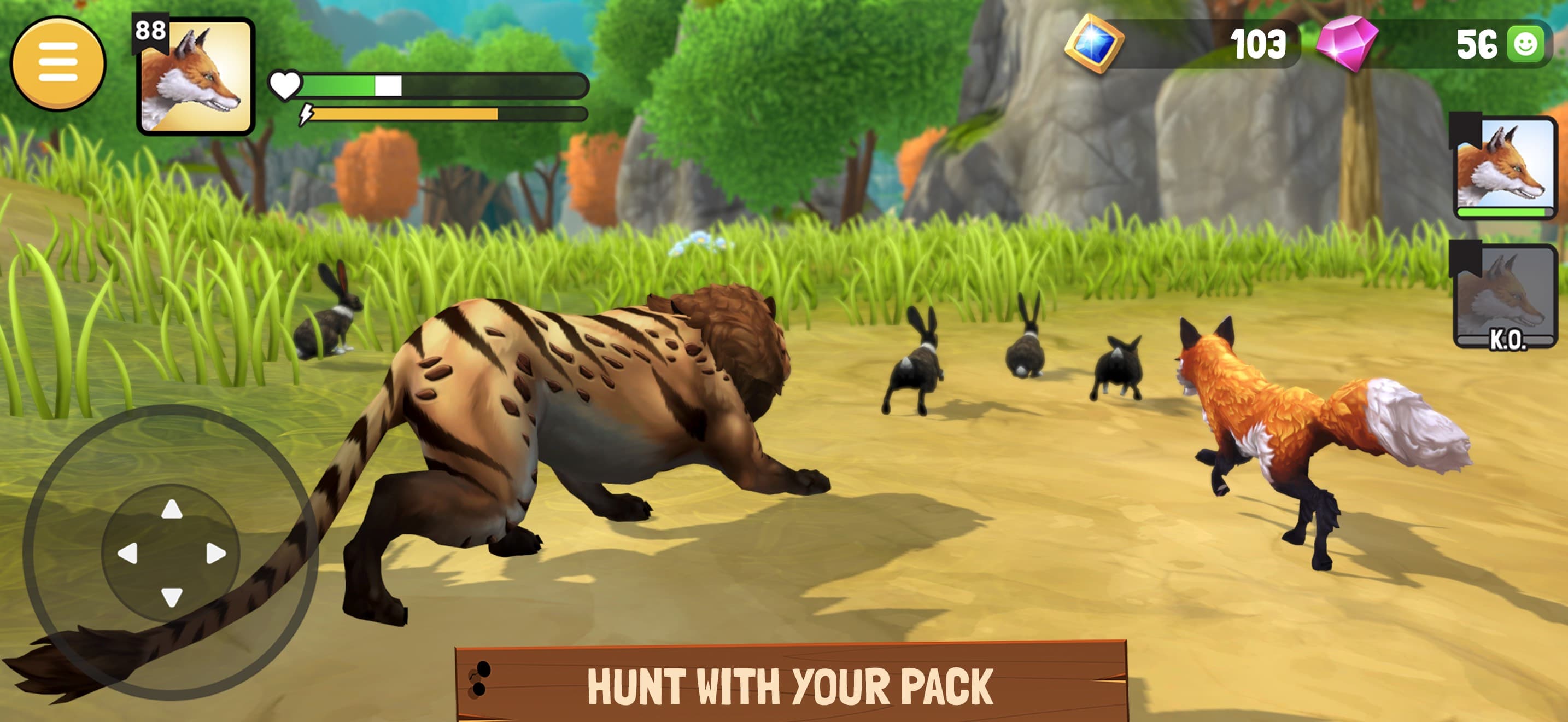 Animal Kingdoms: Wolf Sim MMO screenshot 3 - screenshot