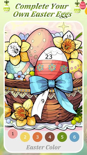Easter Color by Number Games screenshot 4 - screenshot