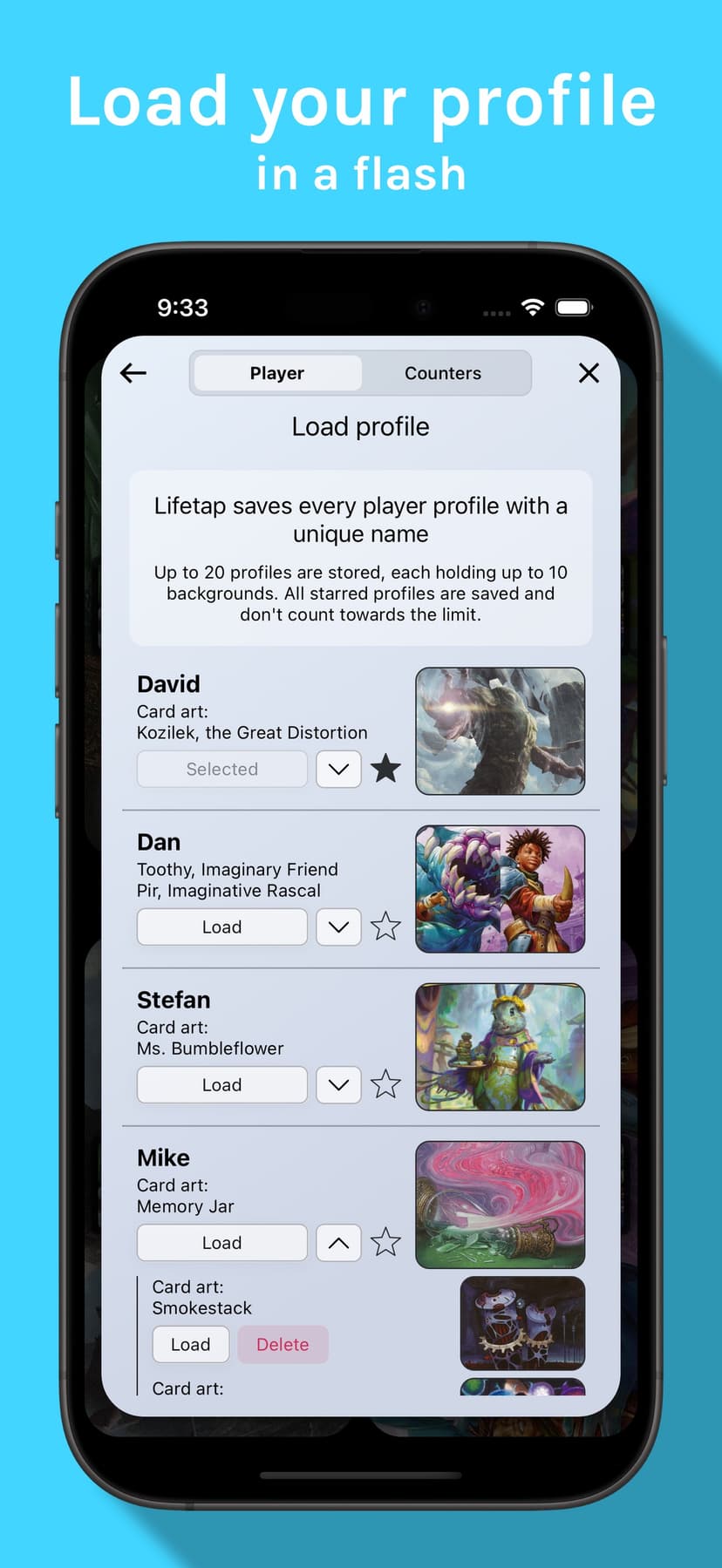 Lifetap Life Counter for MTG screenshot 3 - screenshot