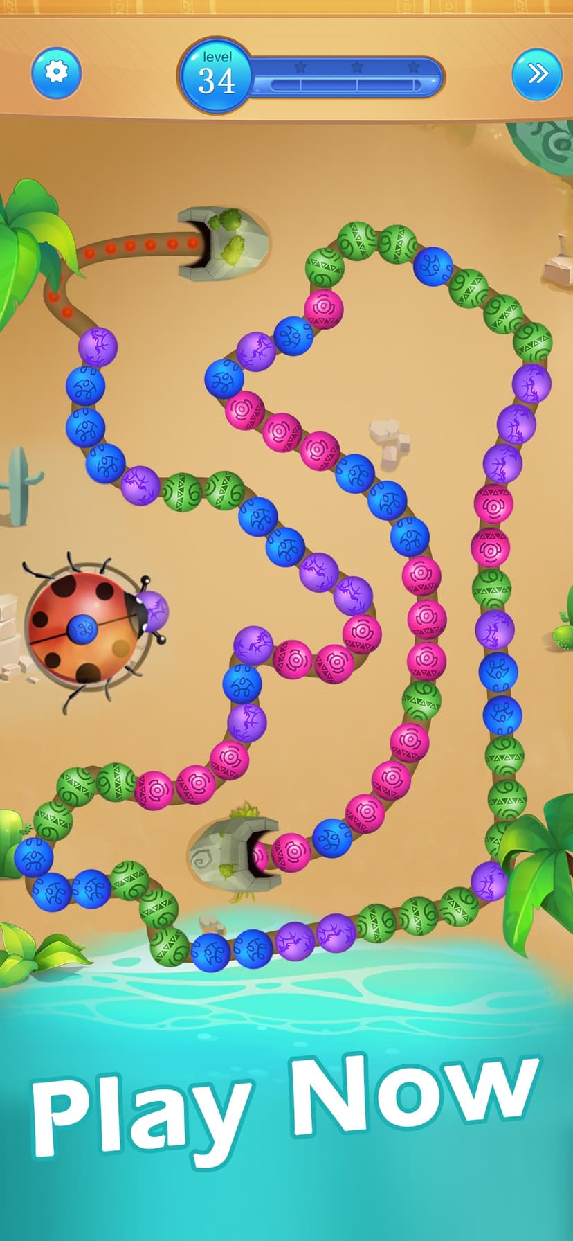 Marble Shooter:Zumba Classic screenshot 6 - screenshot