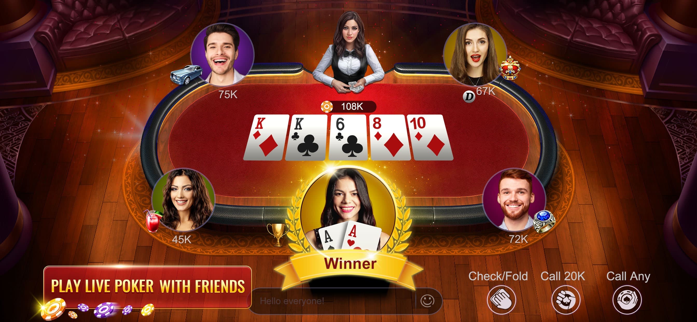 RallyAces Poker - Texas Holdem screenshot 1 - screenshot