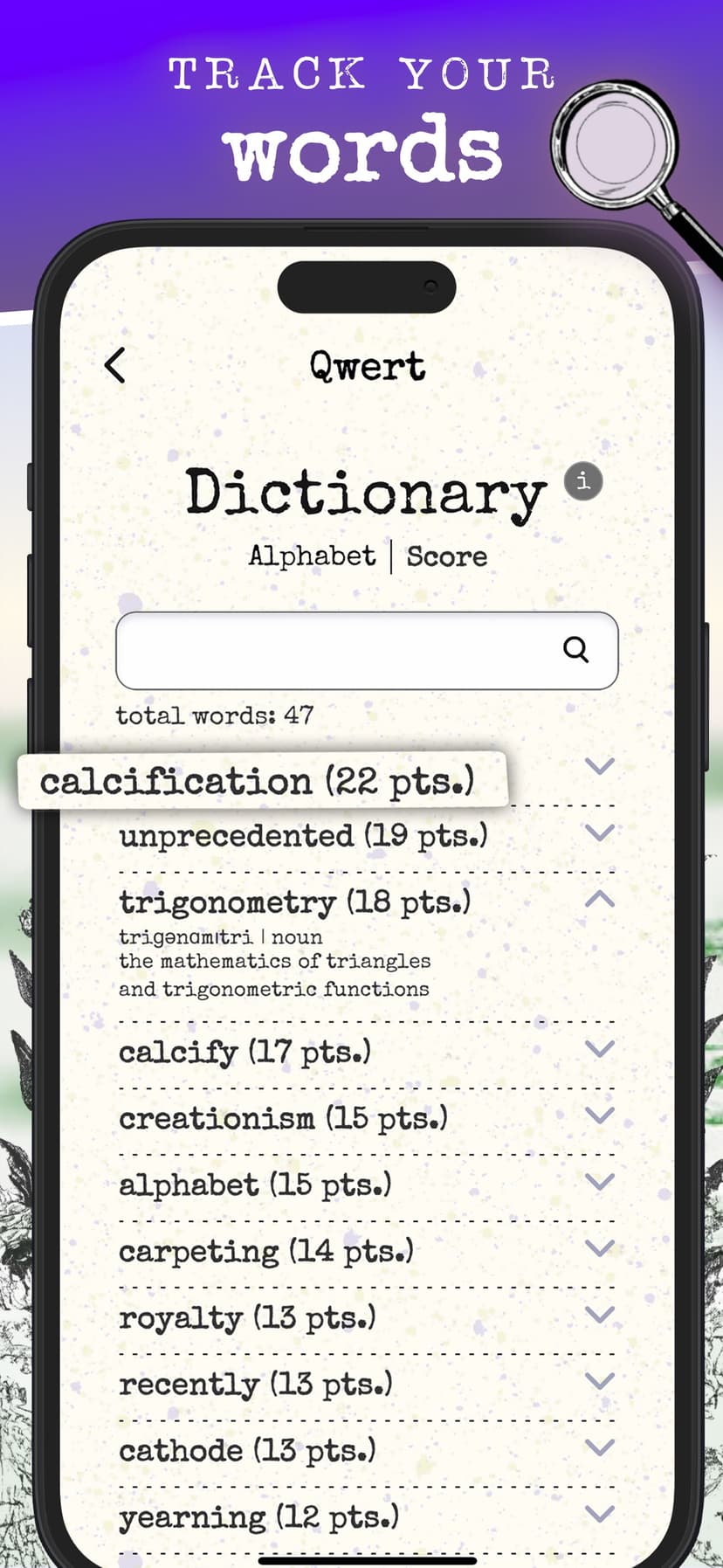 Qwert - The Typing Word Game screenshot 9 - screenshot