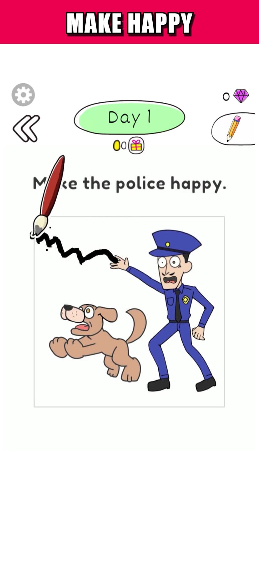 Draw Happy Police: Trivia Game screenshot 3 - screenshot