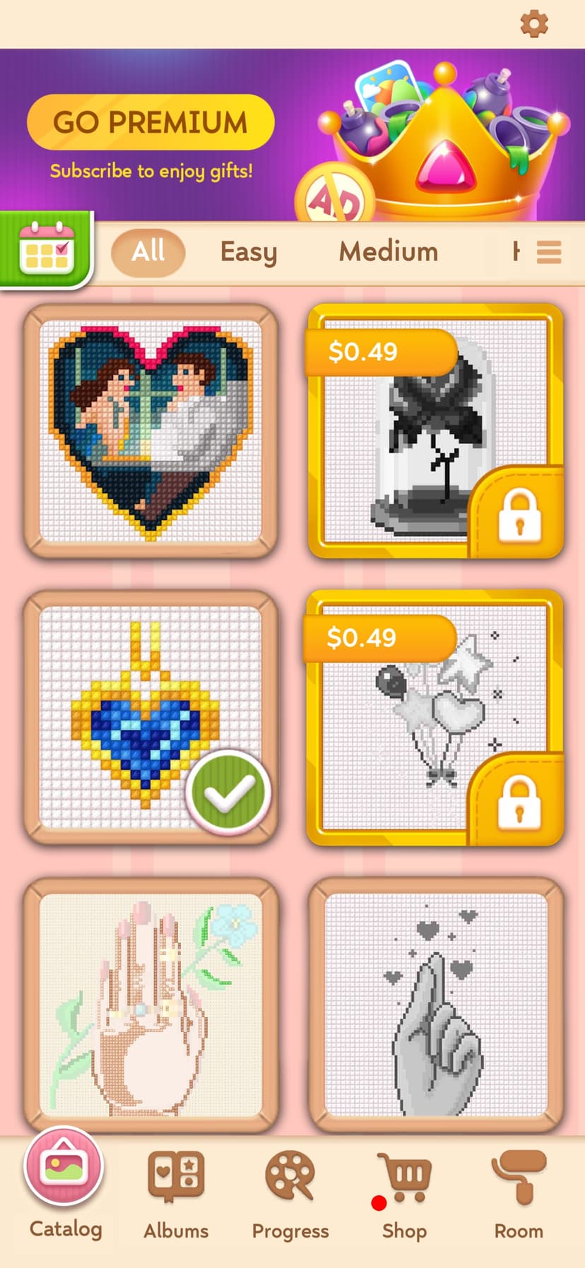 Craft Cross Stitch: Pixel Art screenshot 1 - screenshot