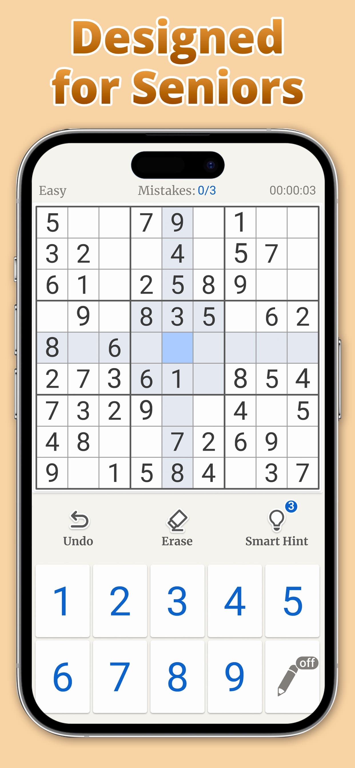 Vita Sudoku for Seniors screenshot 1 - screenshot