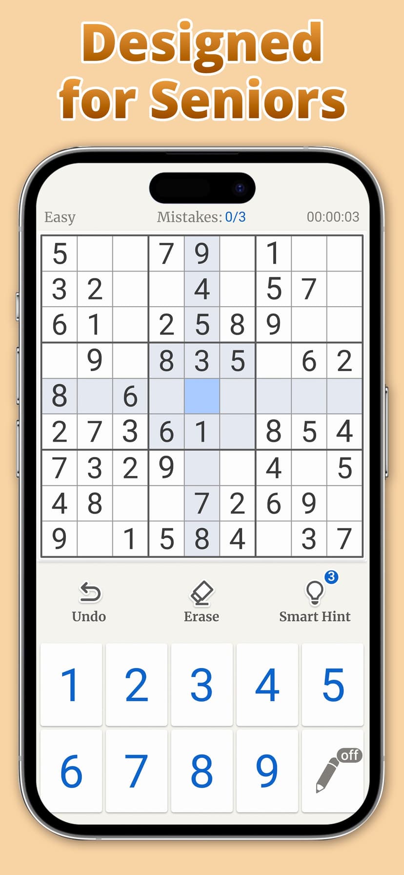 Vita Sudoku for Seniors screenshot 1 - screenshot