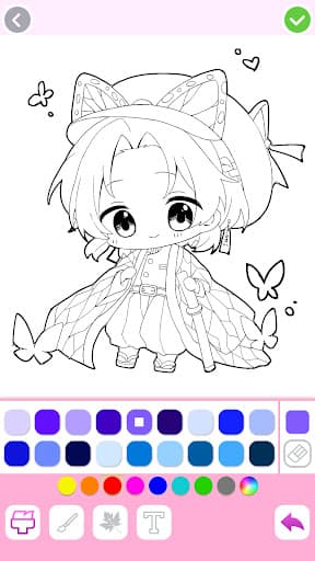 Cute Drawing : Anime Color Fan screenshot 2 - screenshot