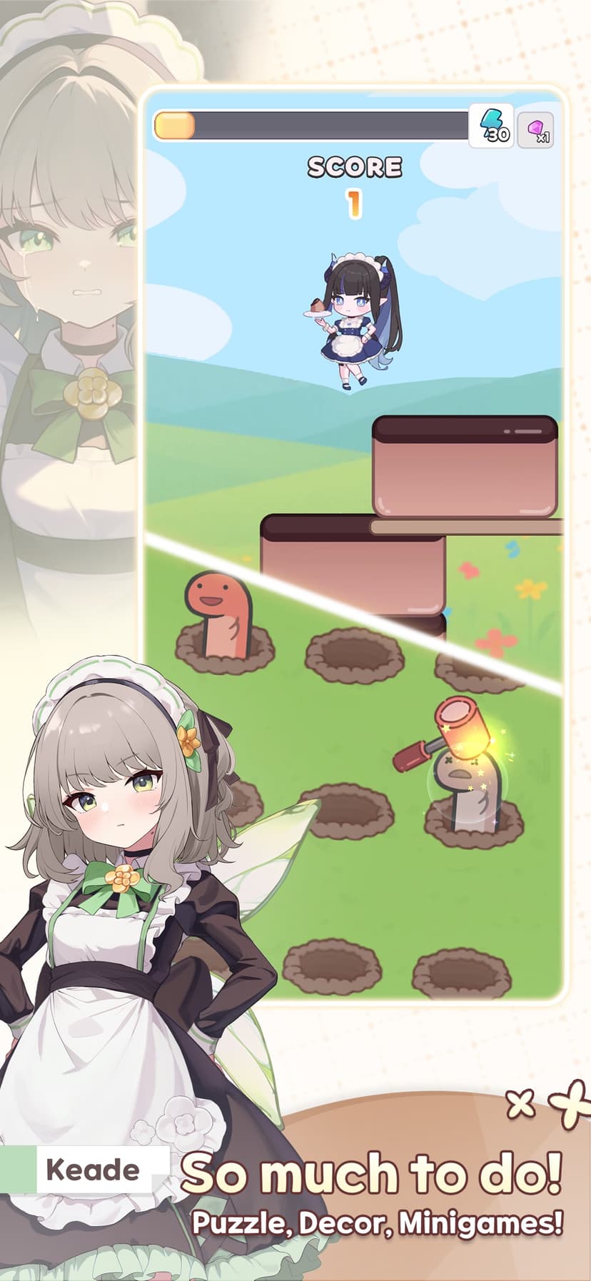 Merge Maid Cafe screenshot 5 - screenshot