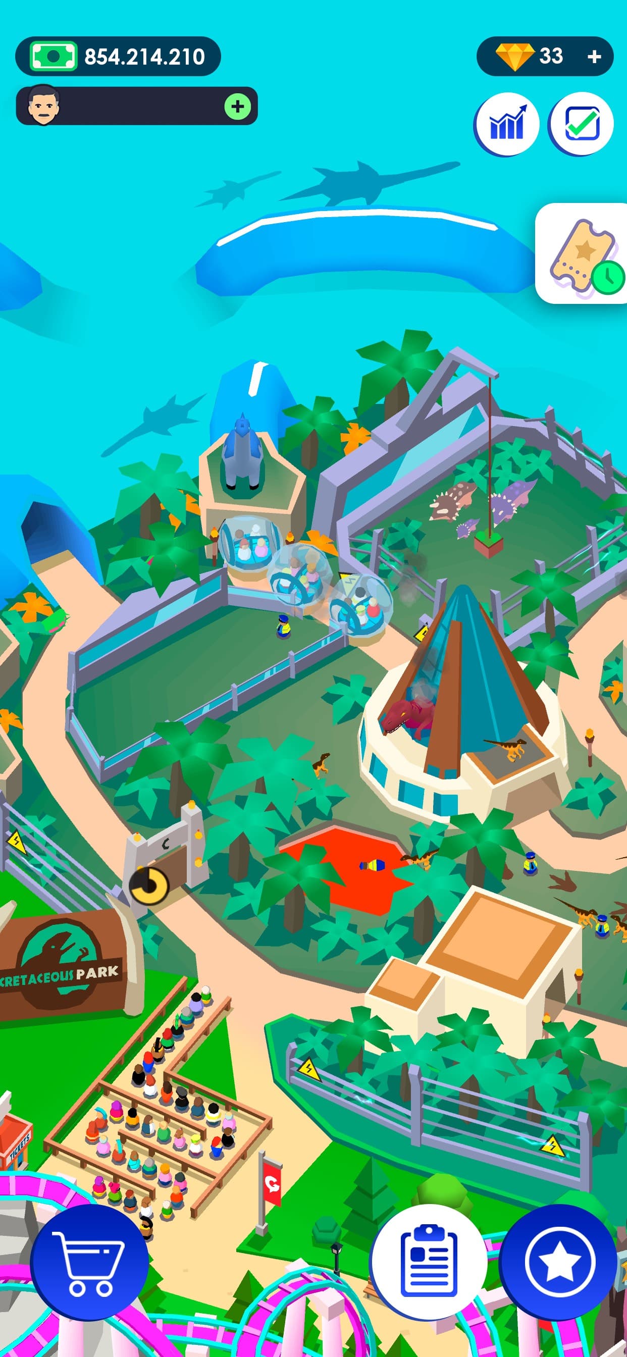 Idle Theme Park - Tycoon Game screenshot 6 - screenshot